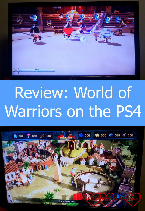 Two screenshots from the World of Warriors game - "Review: World of Warriors on the PS4"
