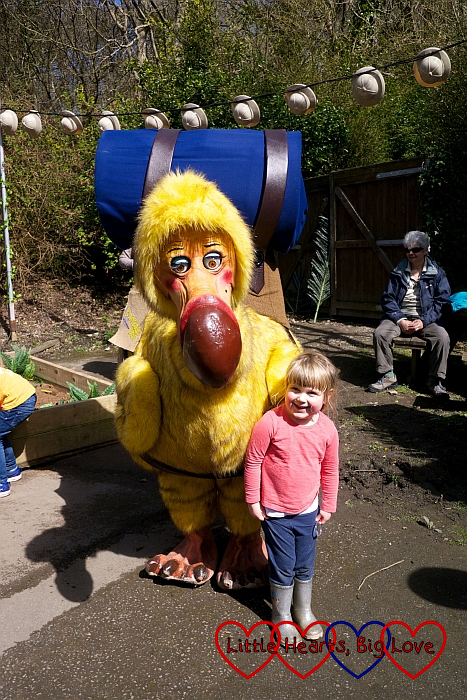 Sophie with one of the Dodo Explorers