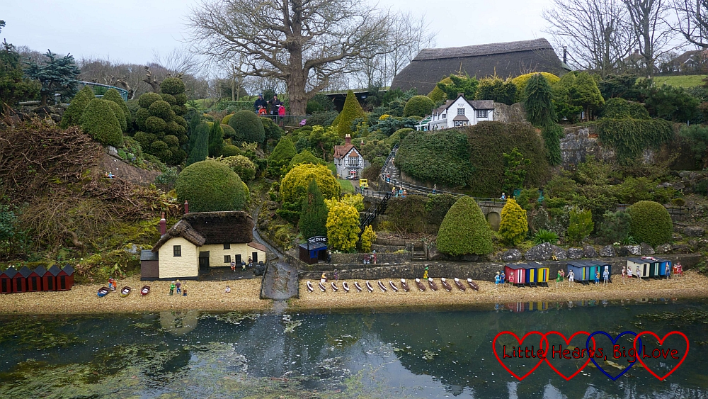 A recreation of a 1930s Shanklin Chine in Godshill Model Village