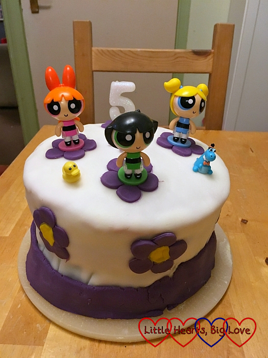 Sophie's Powerpuff Girls birthday cake