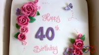 My 40th birthday cake