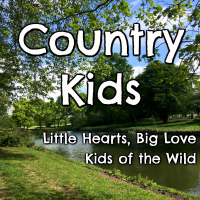 Country Kids badge - Little Hearts, Big Love, Kids of the Wild