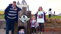 Me, hubby, Sophie and Thomas by the "End to Enders" sign at John O'Groats