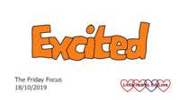 Excited - this week's word of the week
