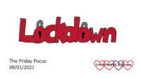 The word lockdown with padlocks drawn as the 'o's