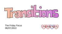 The word 'transitions'