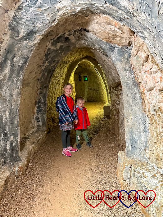 Sophie and Thomas at the Hellfire Caves in West Wycombe