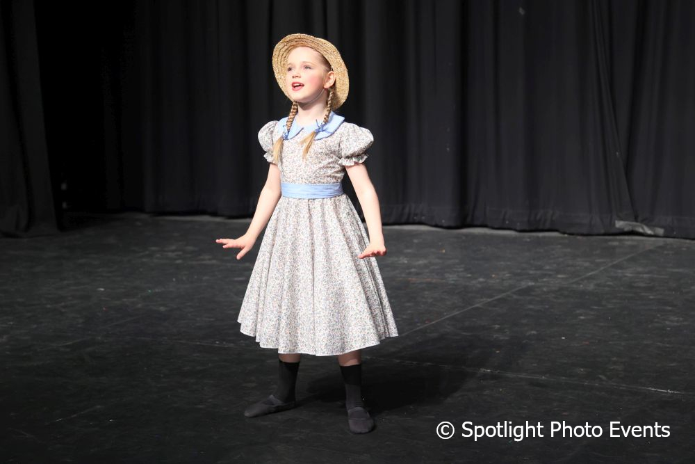 Sophie singing her musical theatre solo