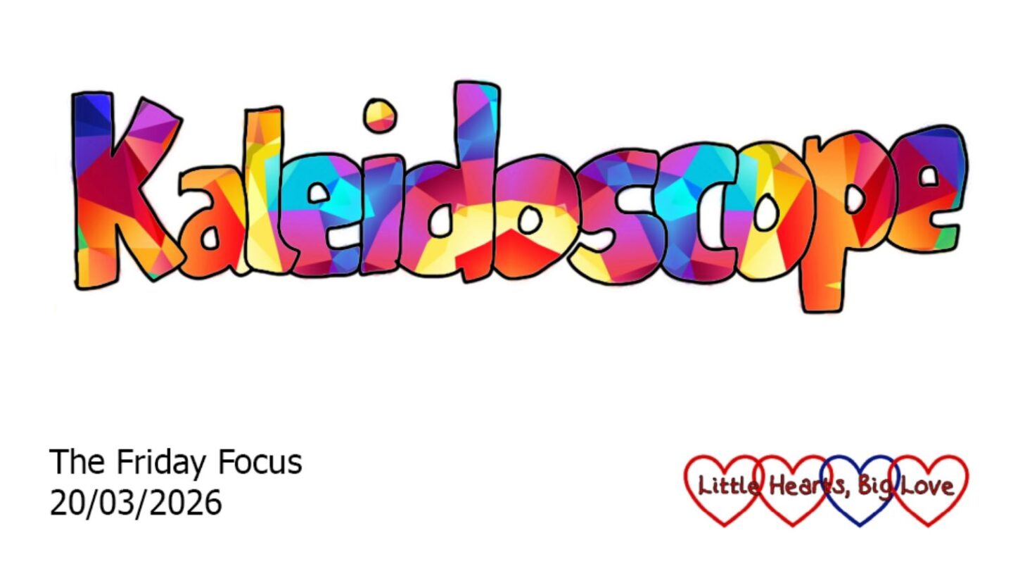 The word 'Kaleidoscope' in multi-coloured bubble writing