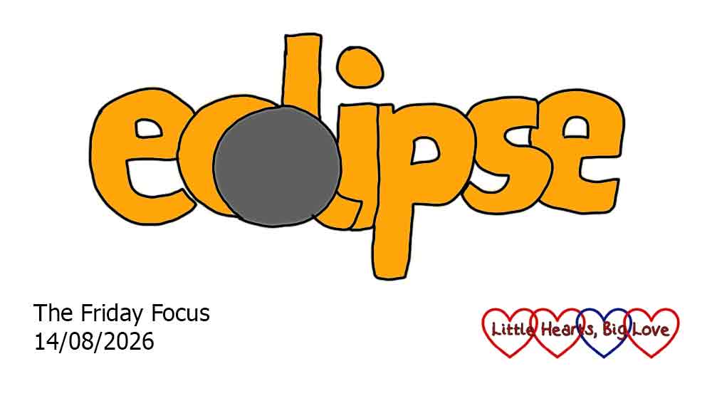 The word 'eclipse' with a doodle of a solar eclipse making the 'c'