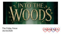 The words 'Into the Woods'