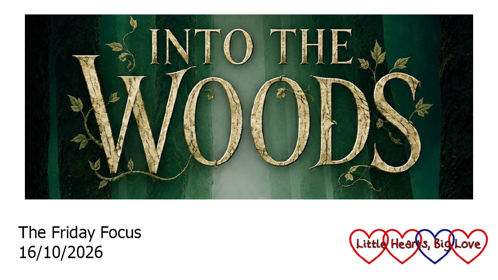 The words 'Into the Woods'